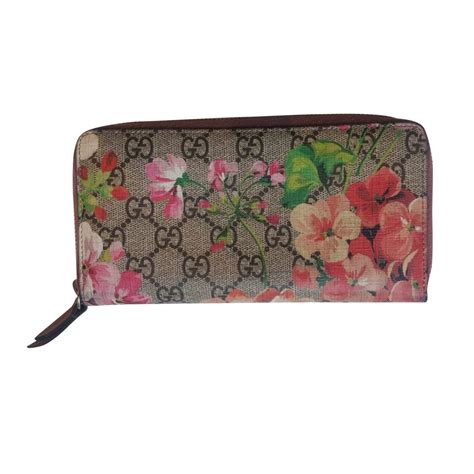 gucci floral wallet